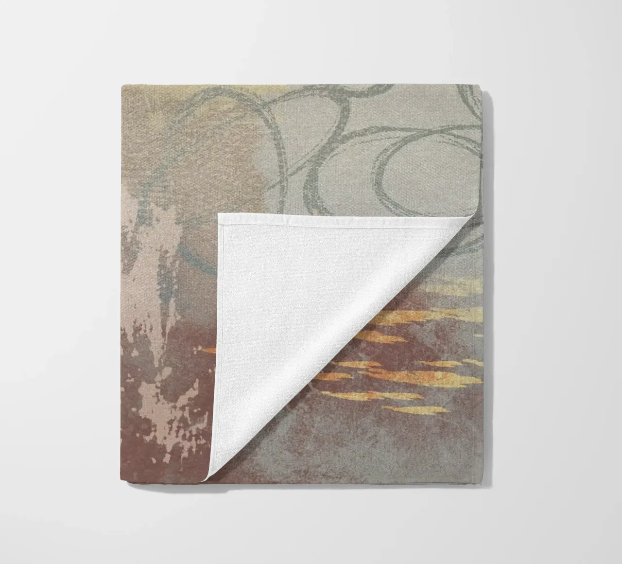 Modern abstract in soft colors telo mare da Imaginative