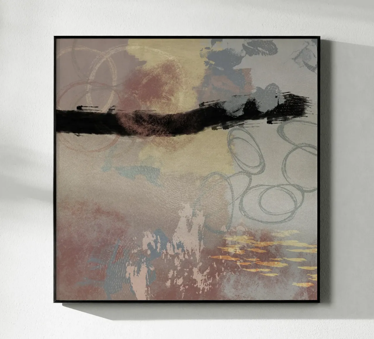 Modern abstract in soft colors plexiglass da Imaginative