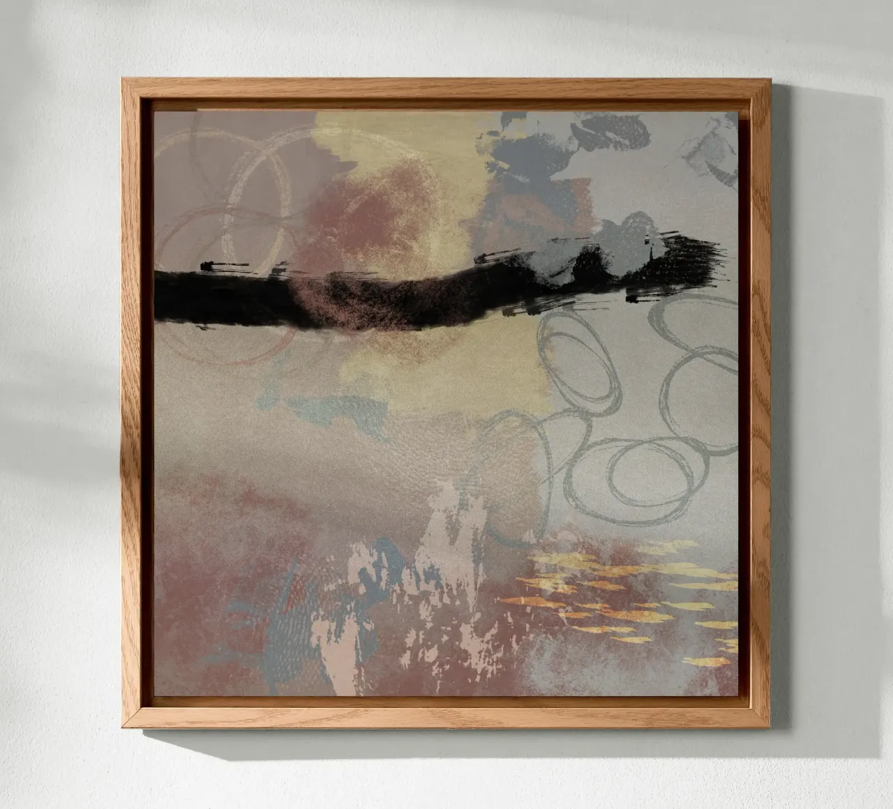 Modern abstract in soft colors alluminio dibond da Imaginative