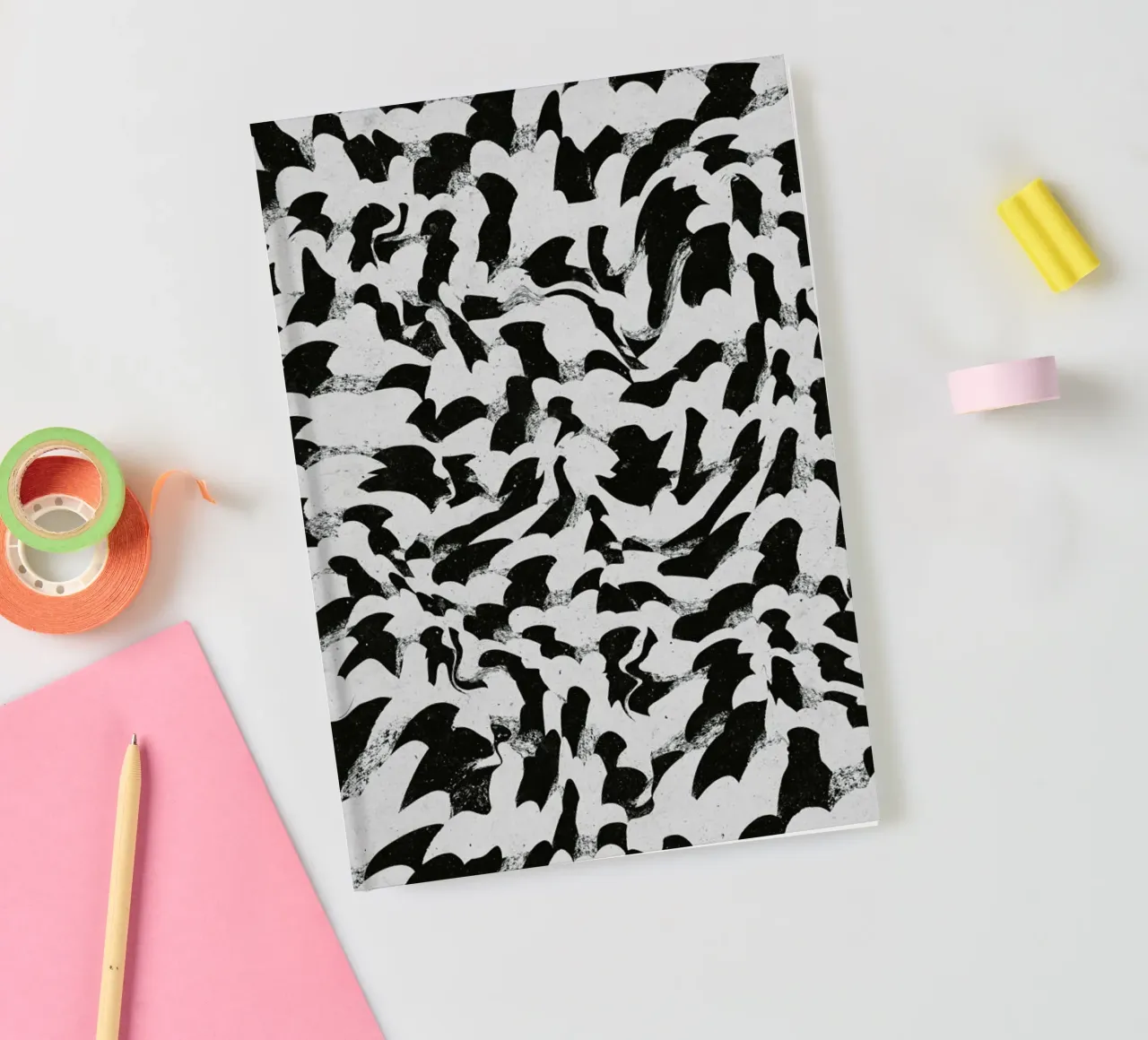 Fish Scales Pattern notebook by treechild
