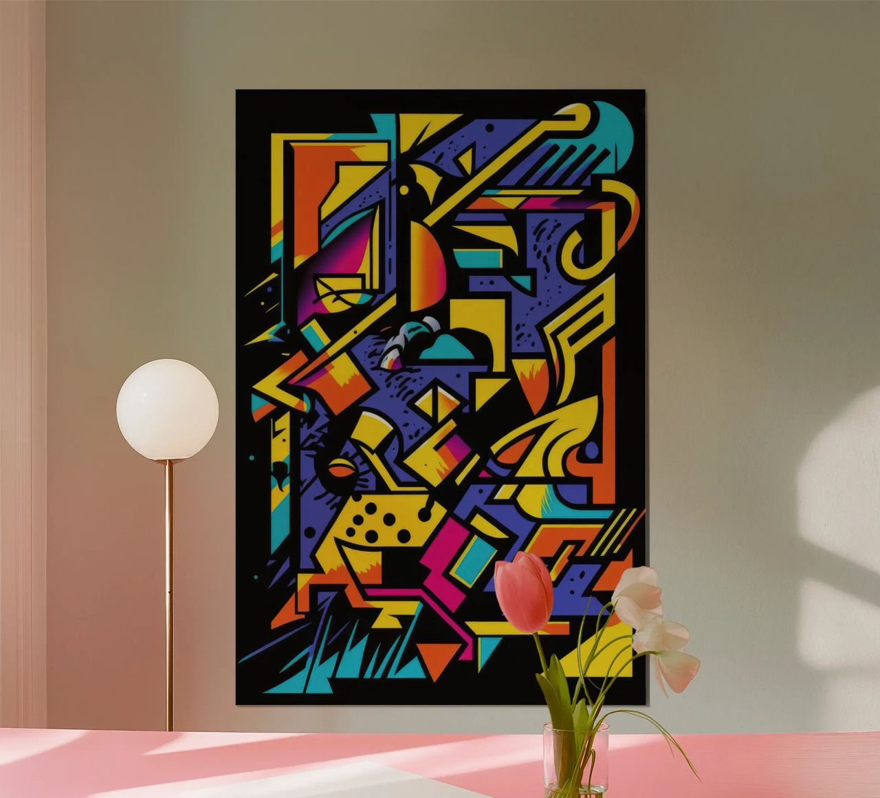 Arte mural de Imagine poster de Imagine