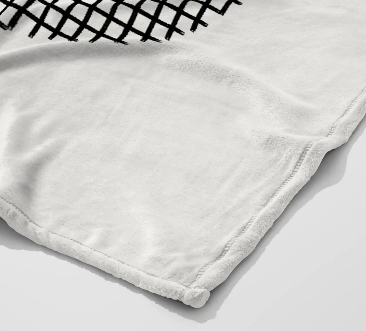 Minimalist geometric artwork lines and circles in sage green Fleecedecke von Imaginative