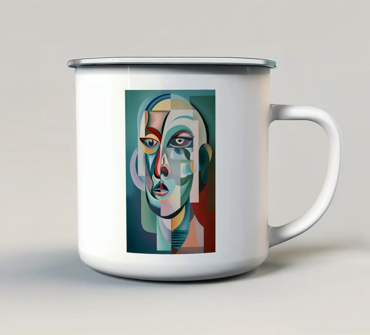 Arte da parete di Imagine tazza in smalto da Imagine