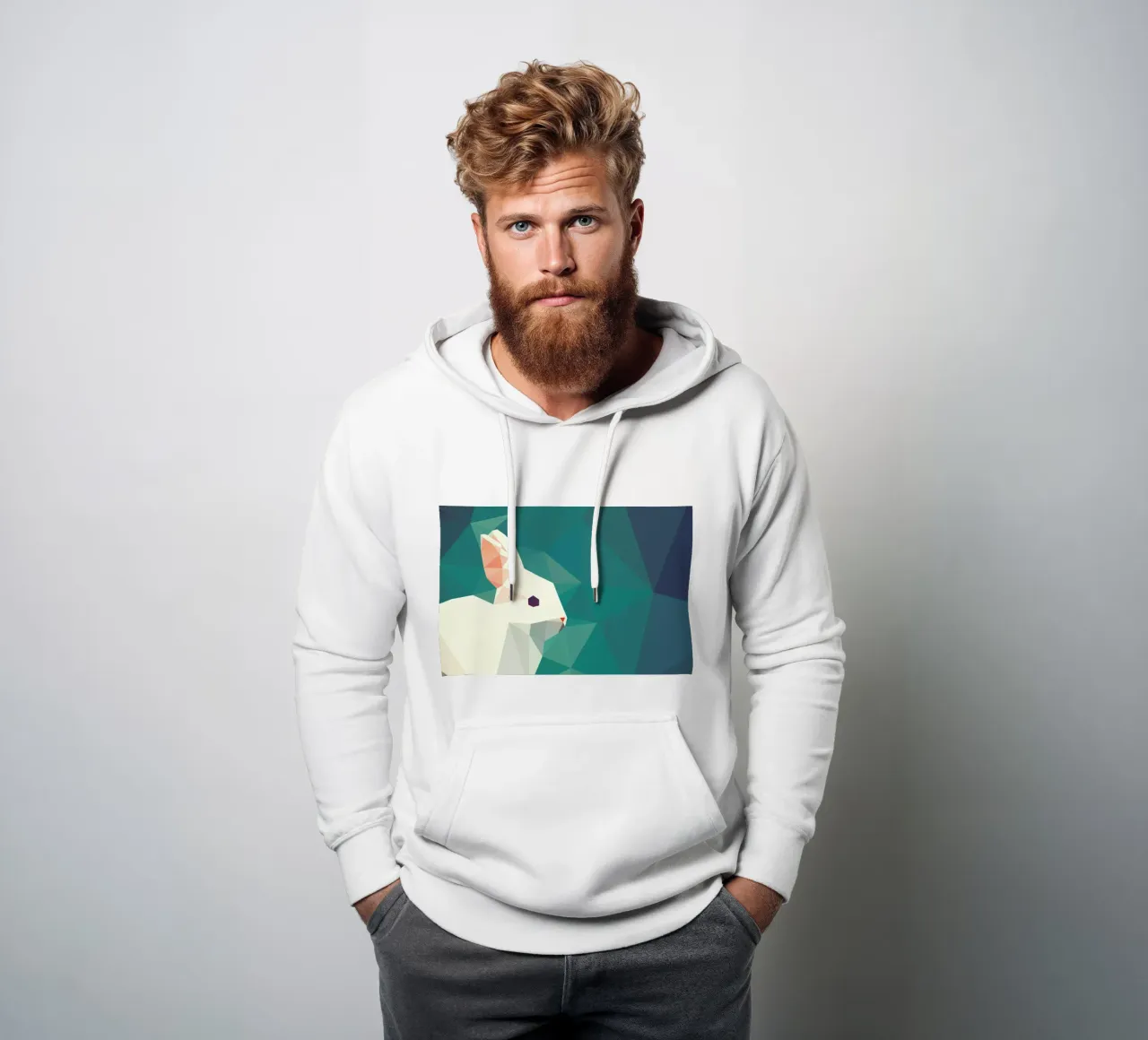 Oryctolagus cuniculus felpa con cappuccio da Matěj Kašpar Jirásek