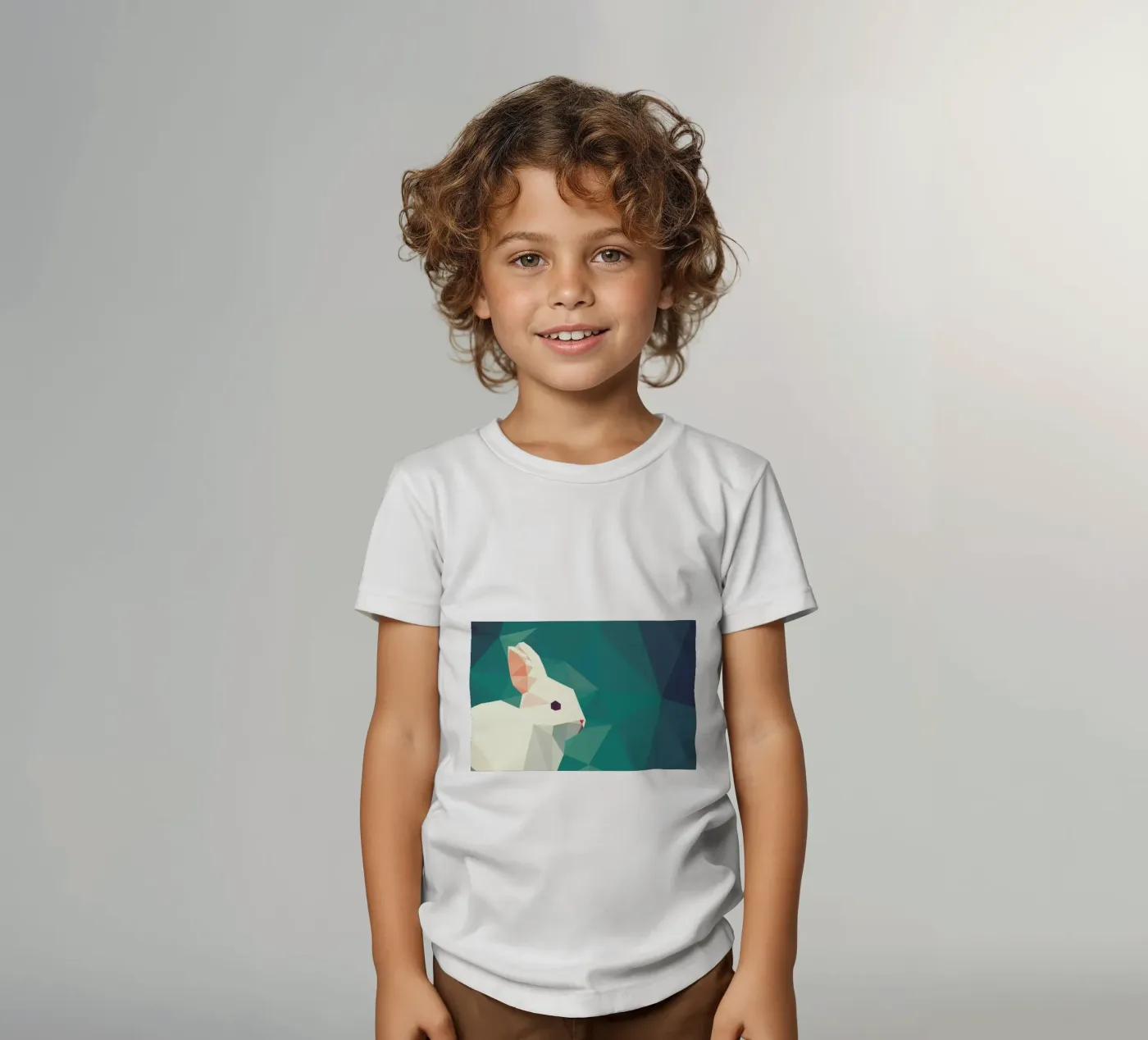Oryctolagus cuniculus t-shirt bambini da Matěj Kašpar Jirásek
