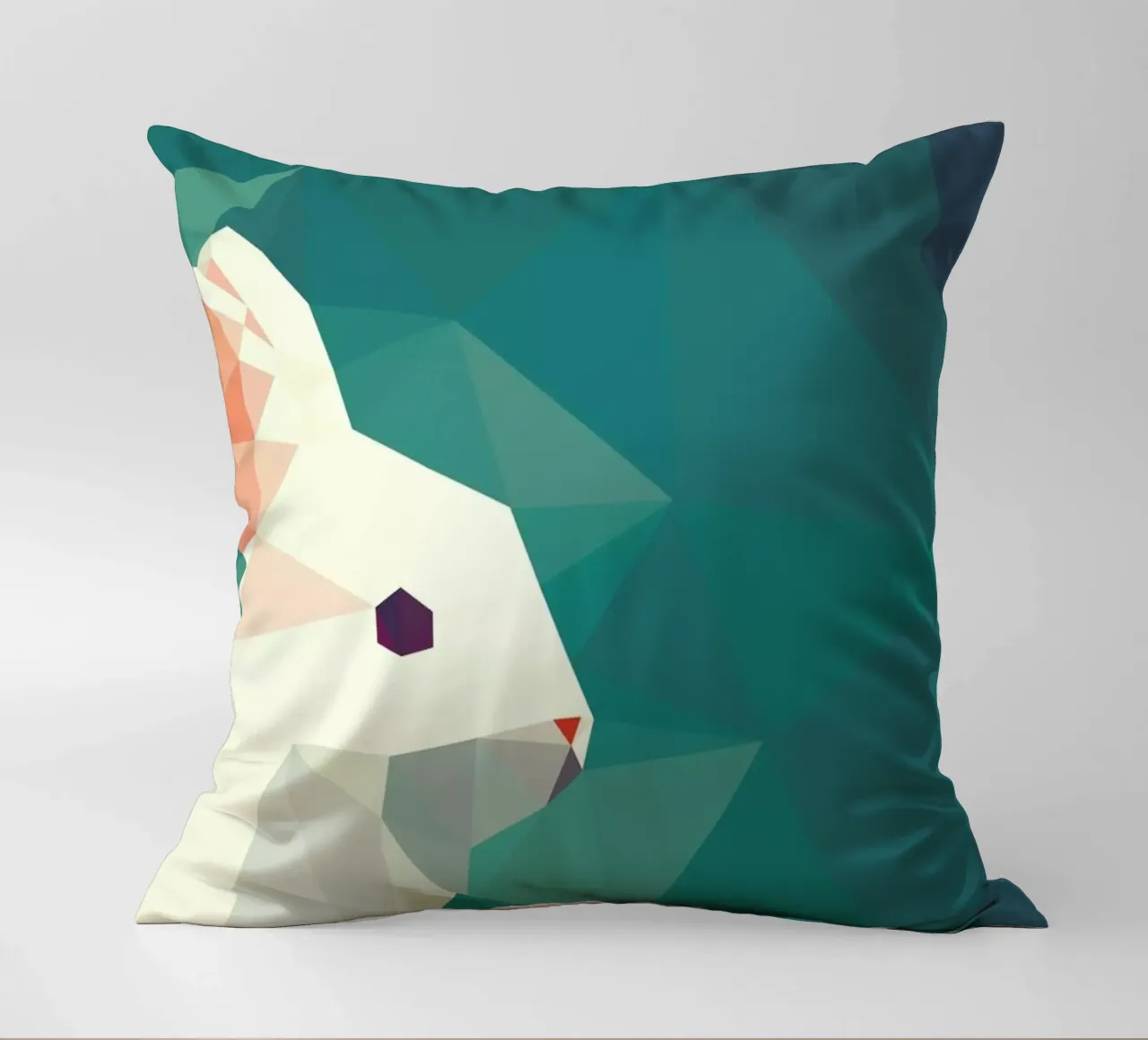 Oryctolagus cuniculus decorative cushion by Matěj Kašpar Jirásek