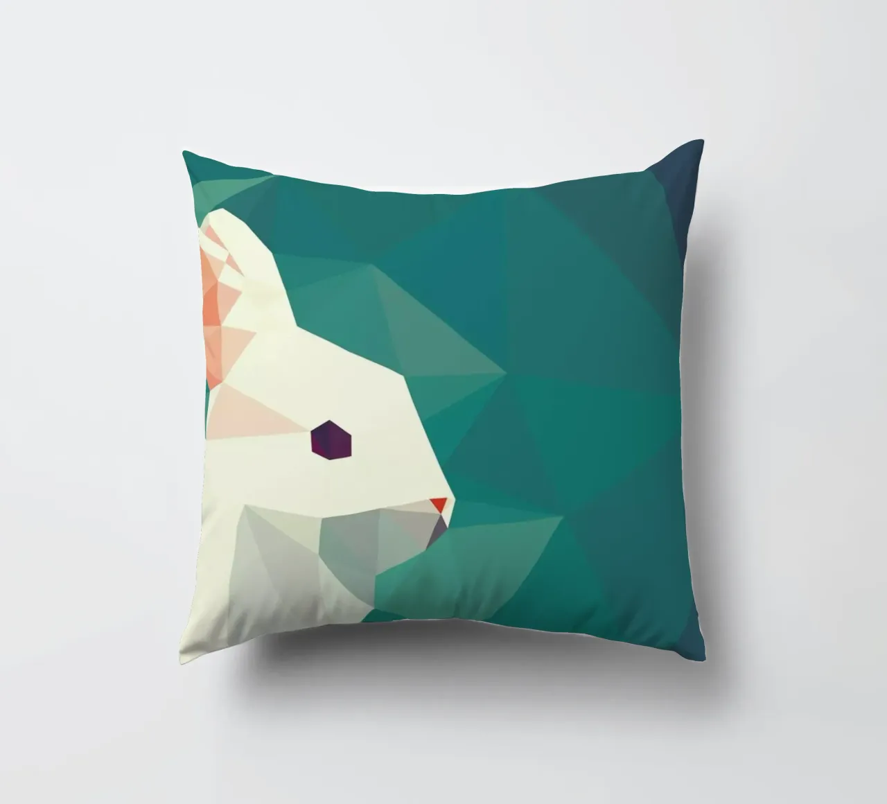 Oryctolagus cuniculus decorative cushion by Matěj Kašpar Jirásek