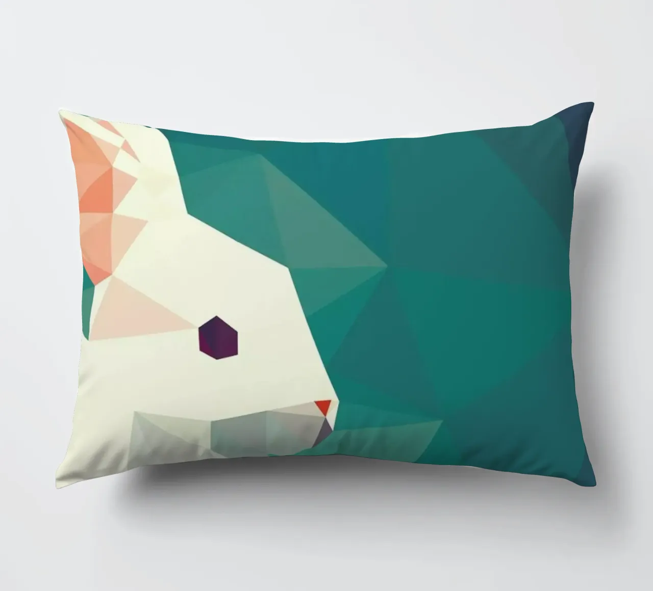 Oryctolagus cuniculus decorative cushion by Matěj Kašpar Jirásek