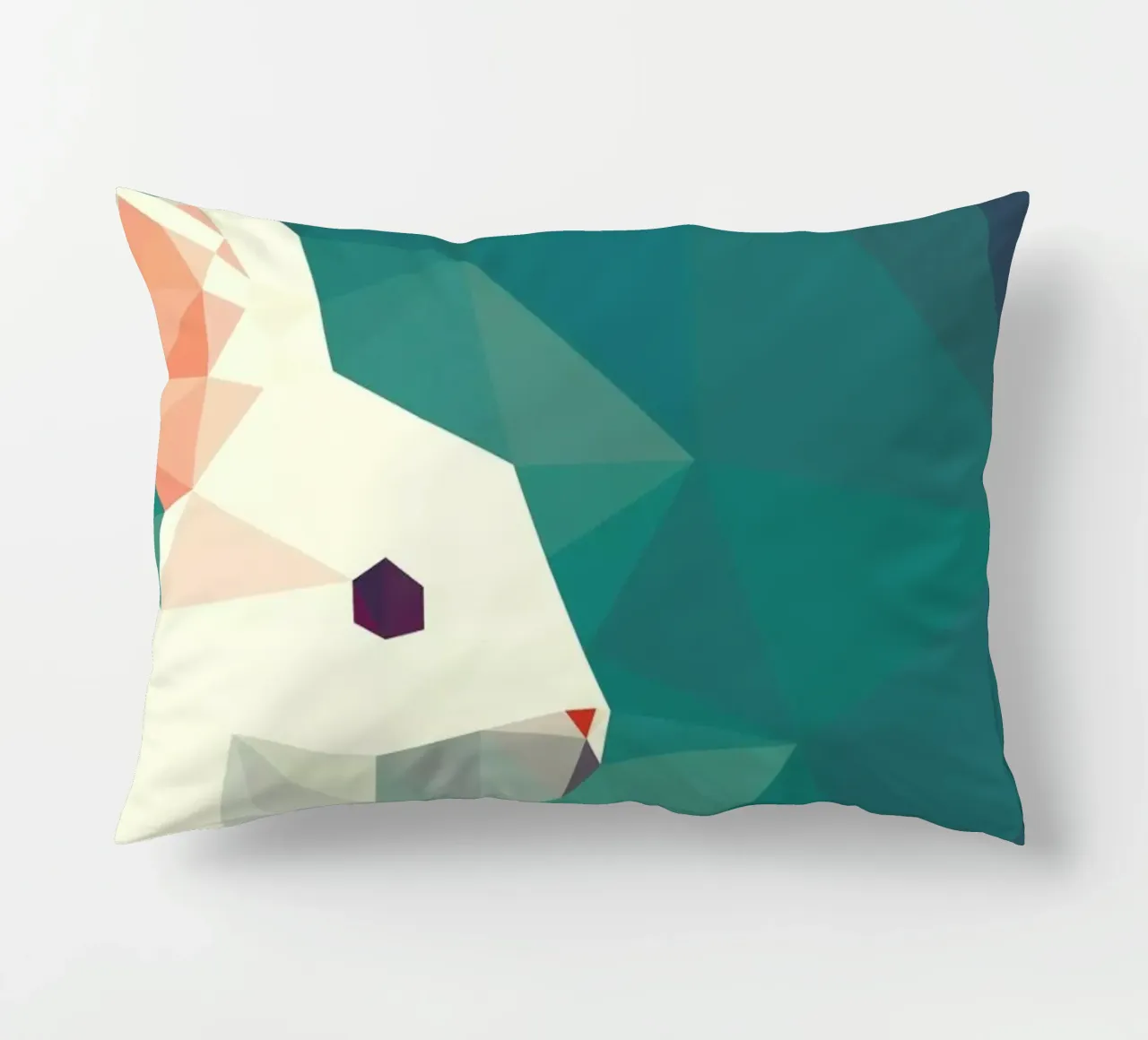 Oryctolagus cuniculus decorative cushion by Matěj Kašpar Jirásek