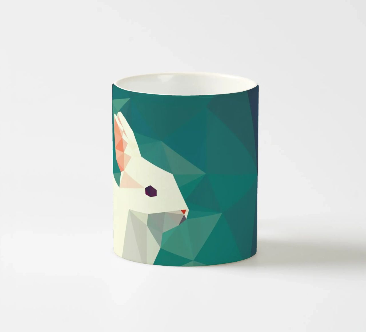 Oryctolagus cuniculus tazza in ceramica da Matěj Kašpar Jirásek