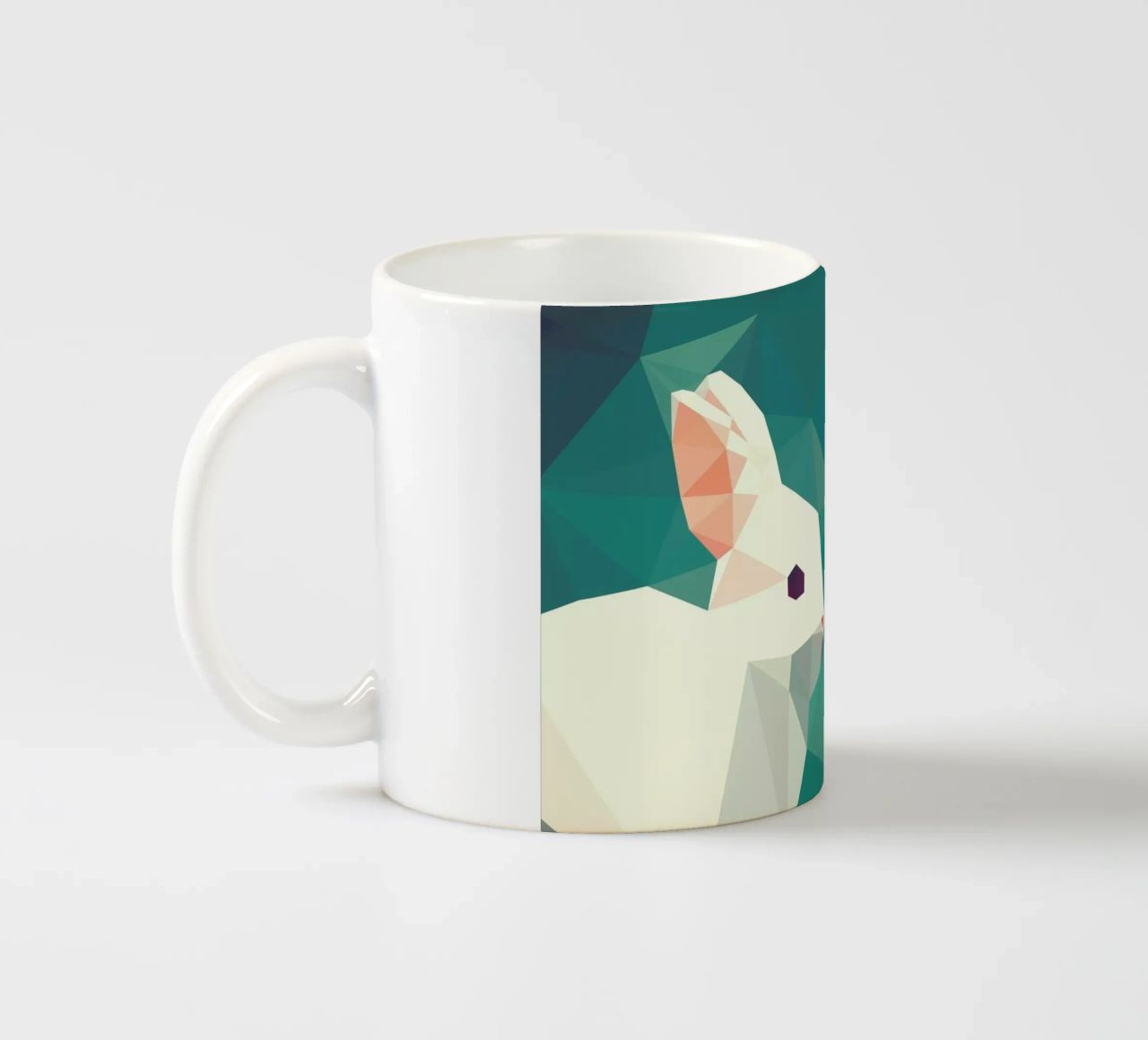 Oryctolagus cuniculus tazza in ceramica da Matěj Kašpar Jirásek