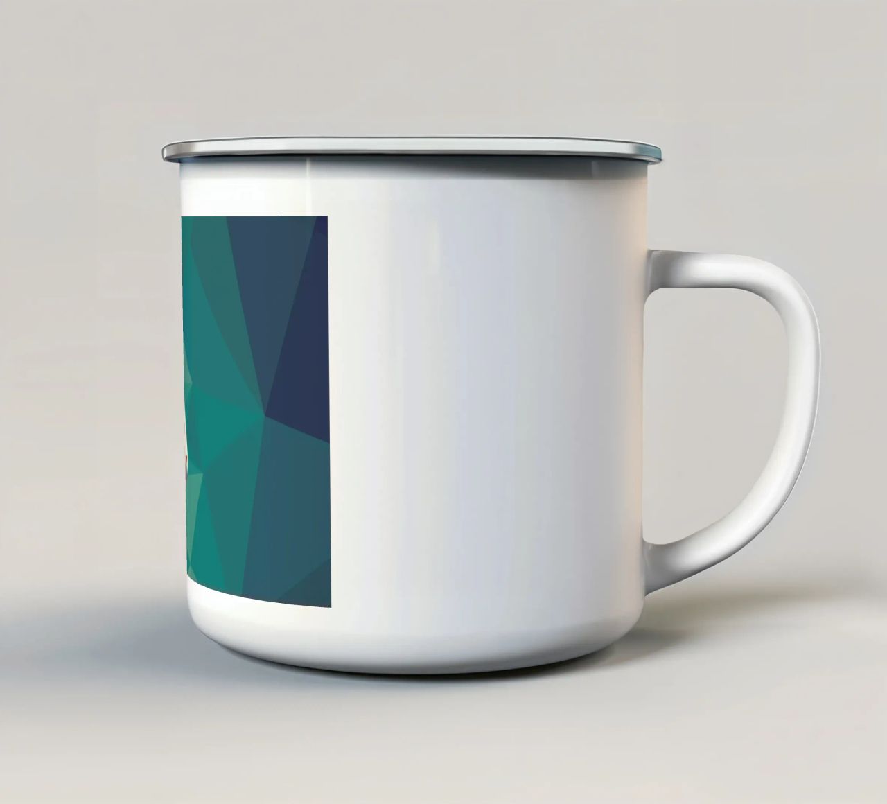 Oryctolagus cuniculus enamel mug by Matěj Kašpar Jirásek