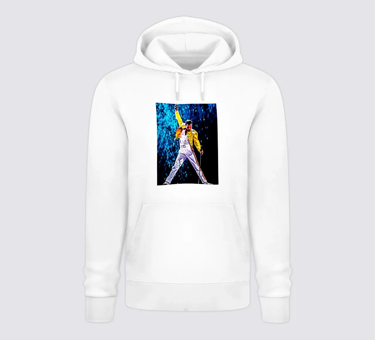 Freddie Mercury 5 Arte felpa con cappuccio da music soul