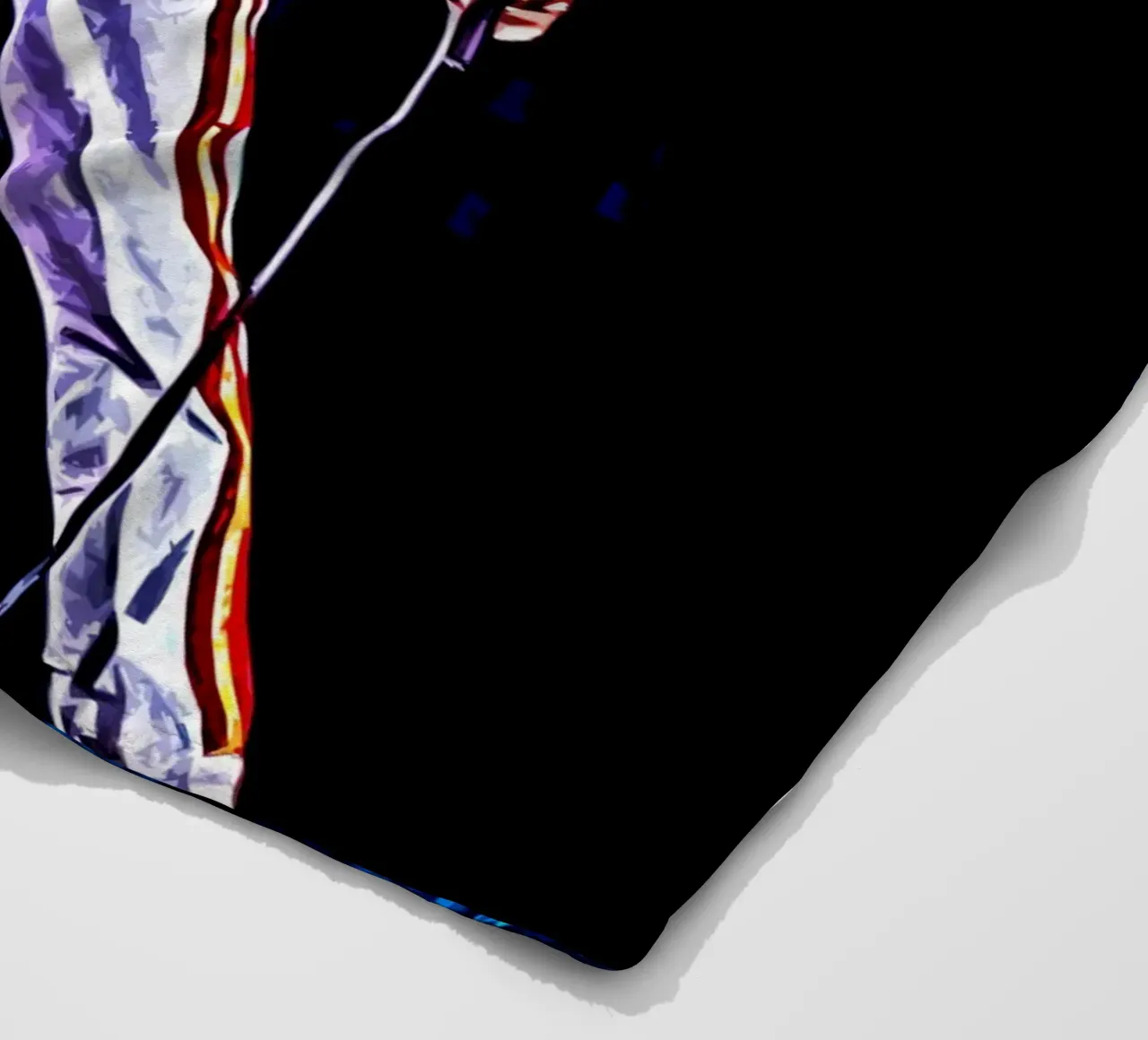 Freddie Mercury 5 Art fleece blanket by music soul