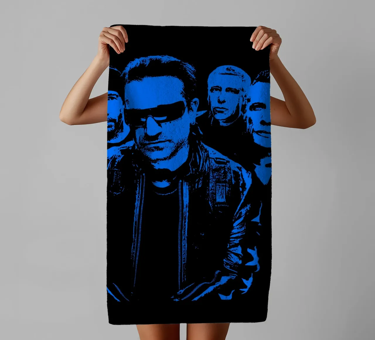 Groupe U2 Art serviette de bain de music soul