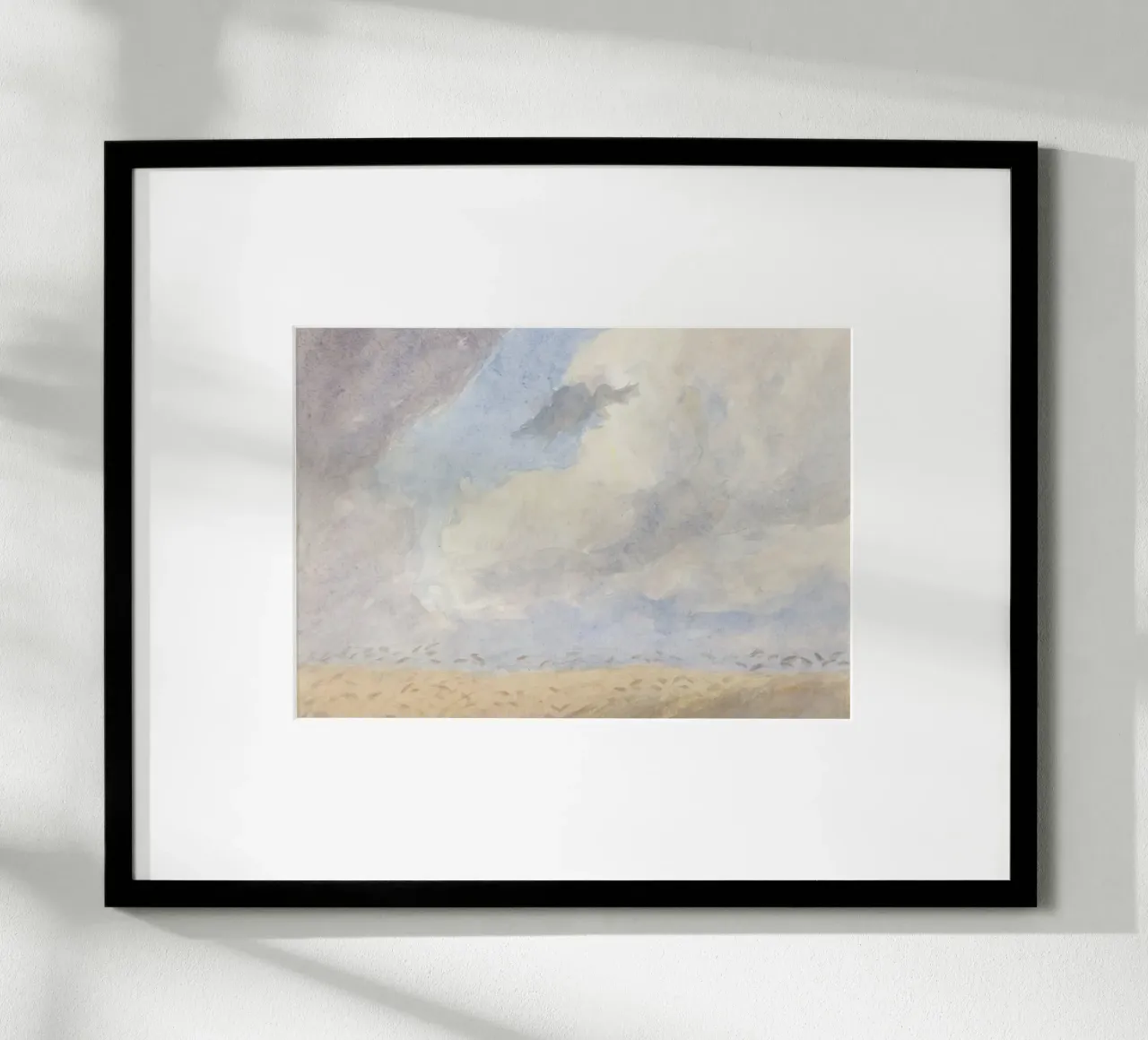 Monet-esque Sky: Cloudscape Art, Impressionist Minimalist Pr poster by ClubArt