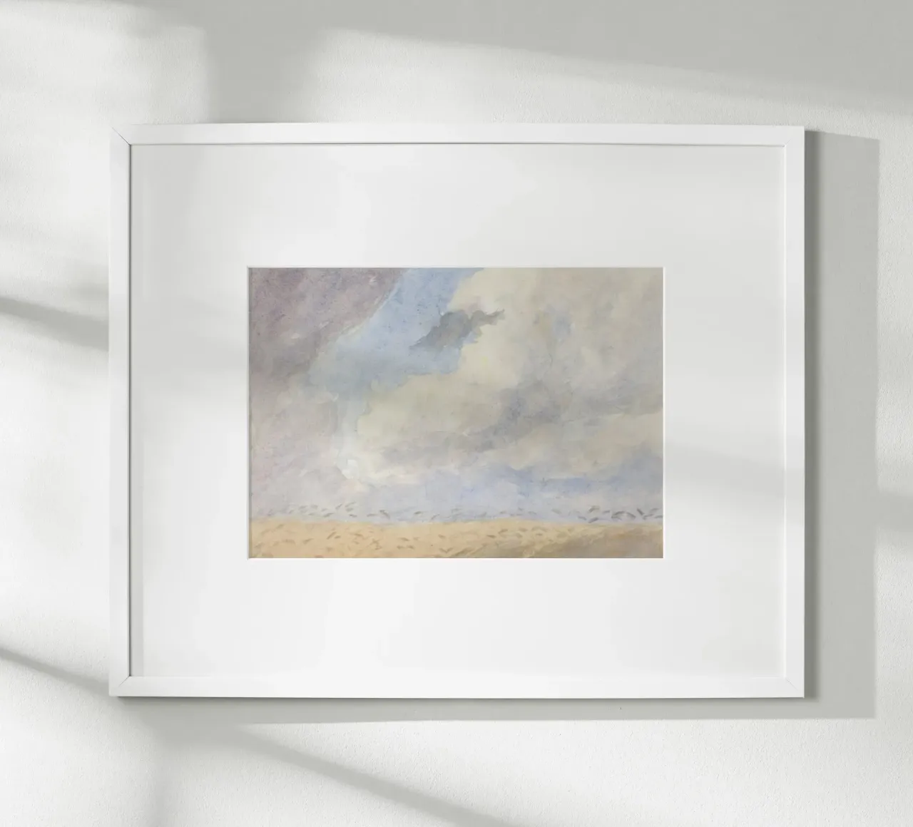 Monet-esque Sky: Cloudscape Art, Impressionist Minimalist Pr poster by ClubArt