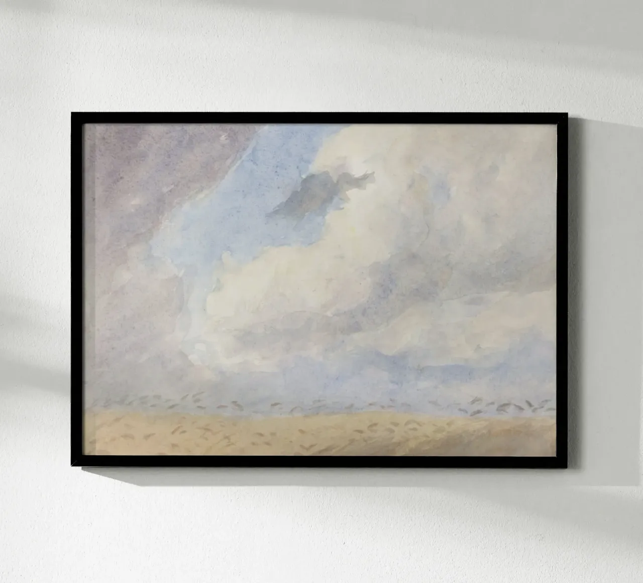 Monet-esque Sky: Cloudscape Art, Impressionist Minimalist Pr poster by ClubArt