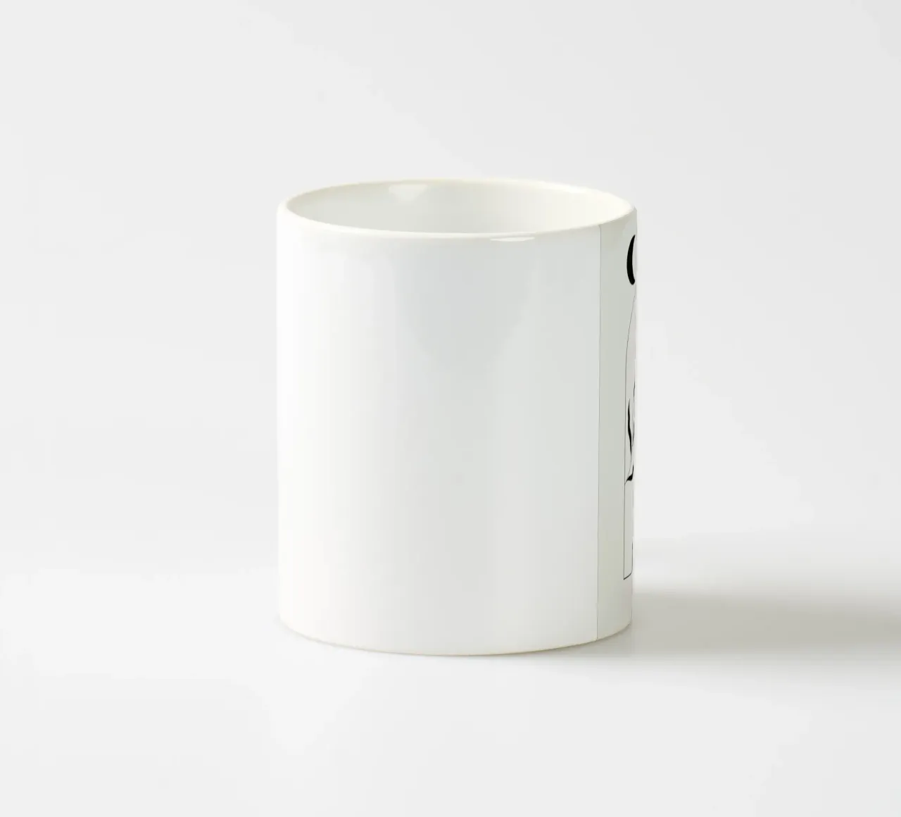 Waiting tazza in ceramica da Graphite