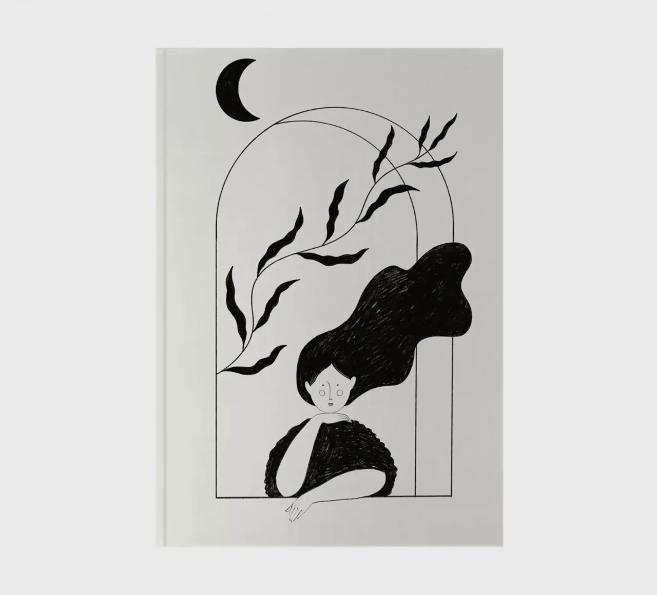 Waiting Notizbuch von Graphite