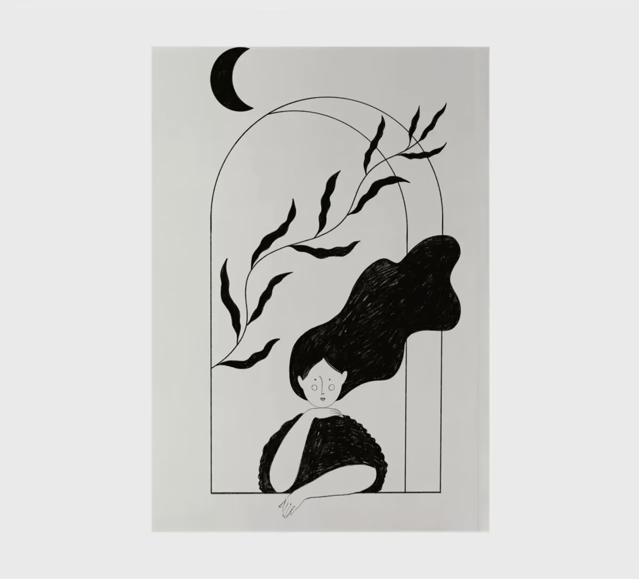 Waiting Notizbuch von Graphite