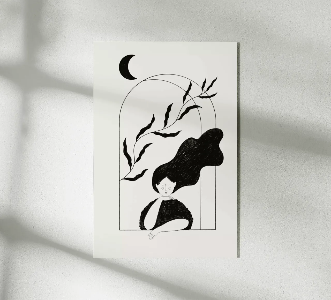 Waiting acrylic glass by Graphite