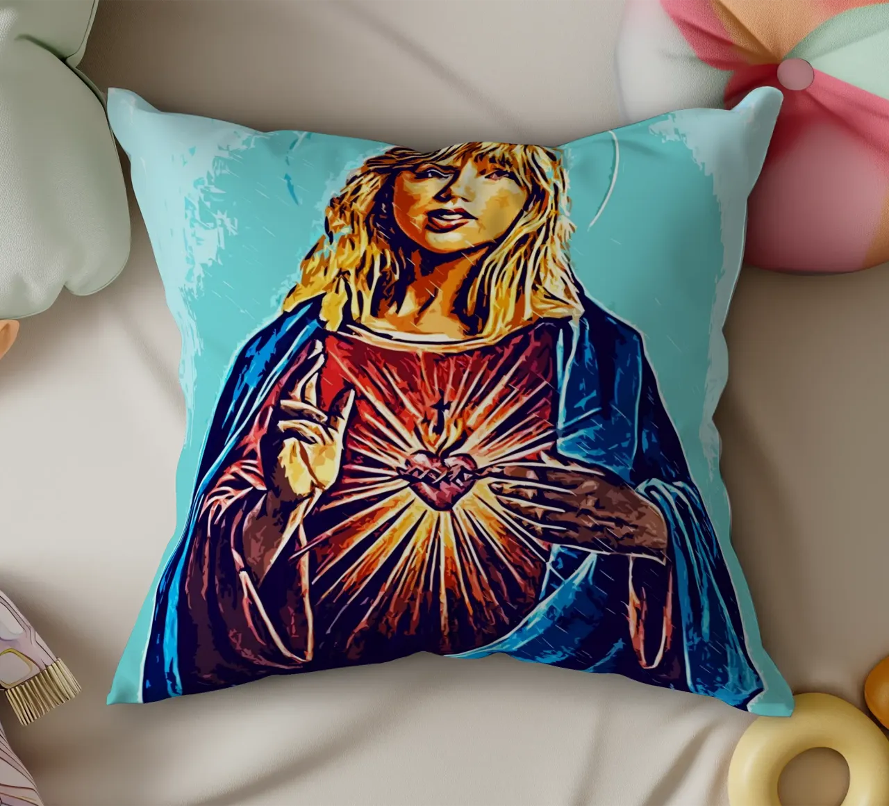 Arte di Taylor Swift cuscino da music soul