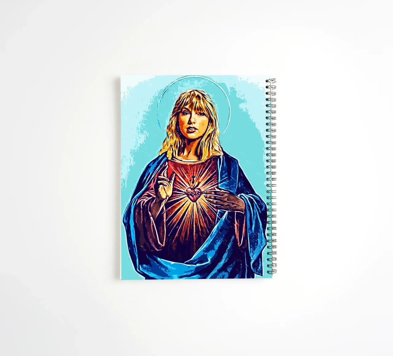 Taylor Swift Art spiral notebook by music soul