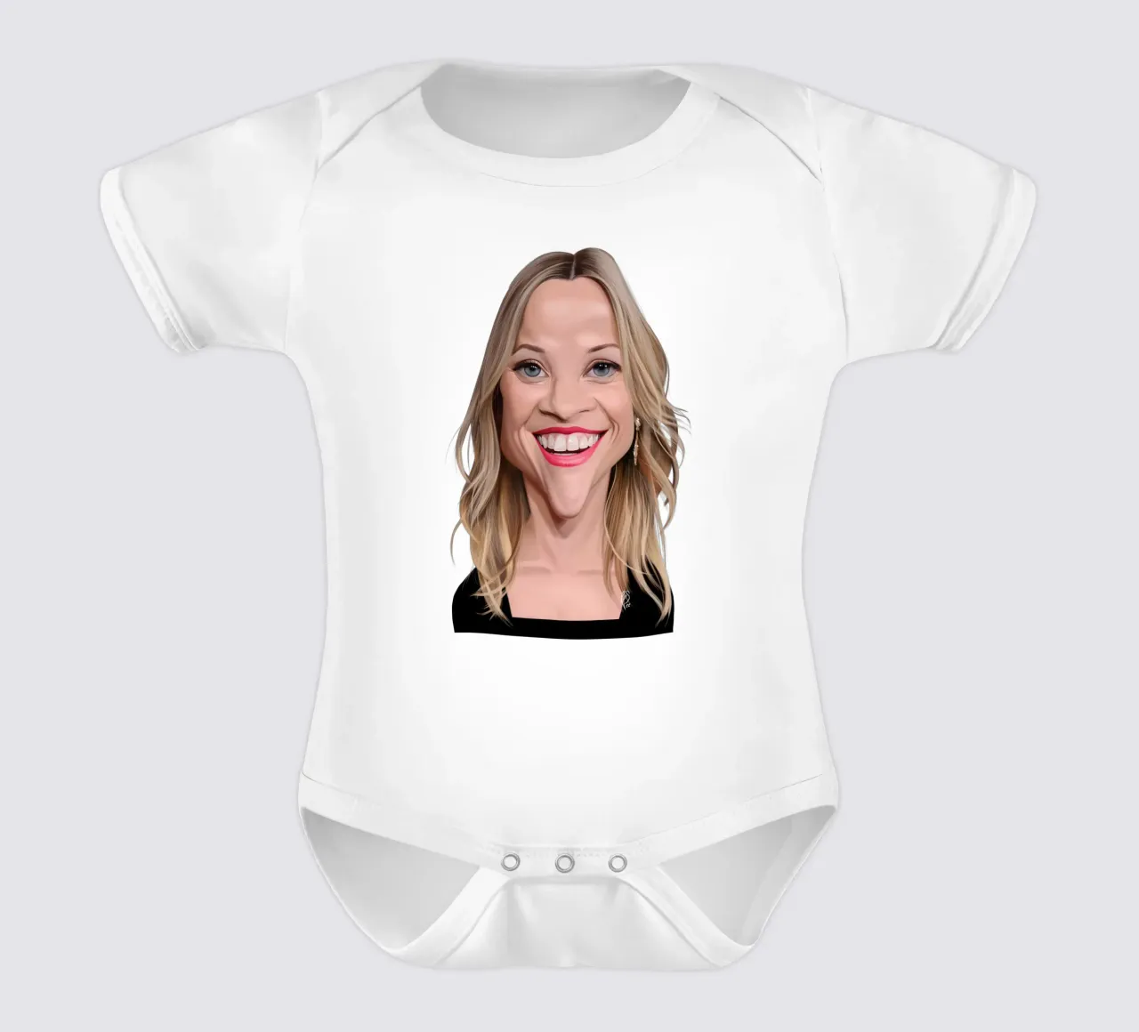 Reese Witherspoon body neonato maniche corte da Rob Art | Illustration