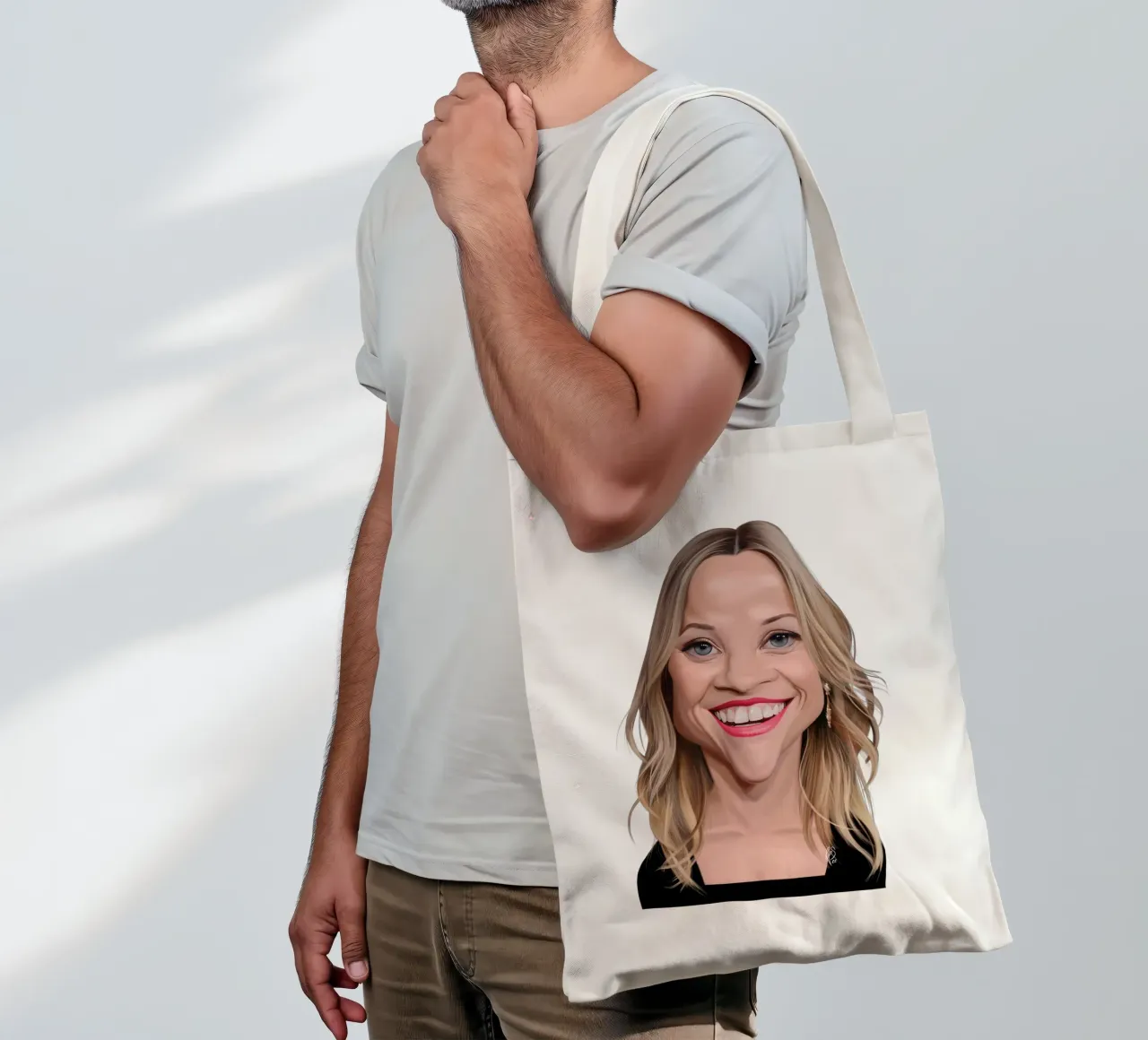 Reese Witherspoon tote bag by Rob Art | Illustration