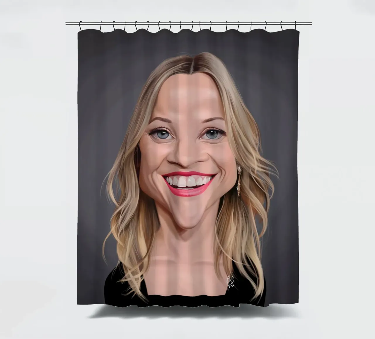 Reese Witherspoon tenda da doccia da Rob Art | Illustration