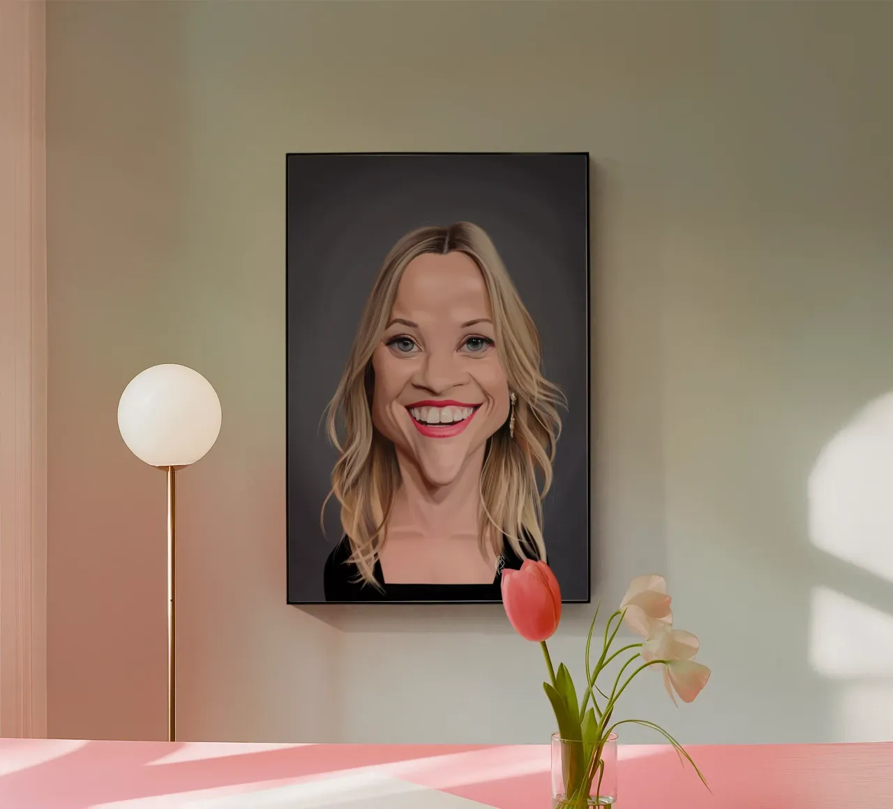 Reese Witherspoon plexiglass da Rob Art | Illustration
