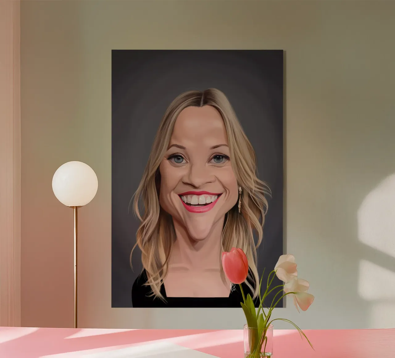 Reese Witherspoon plexiglass da Rob Art | Illustration