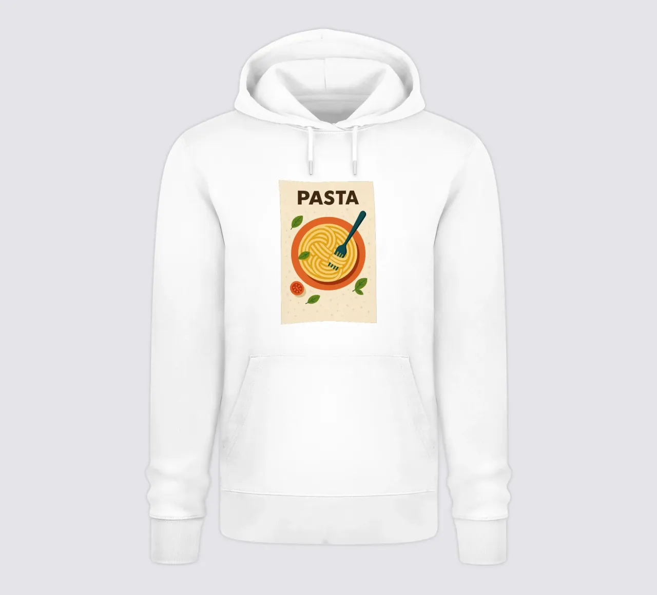 PASTA - La rivisitazione in chiave retrò dei vostri piatti preferiti felpa con cappuccio da Boissons - Affiches & posters - Retro