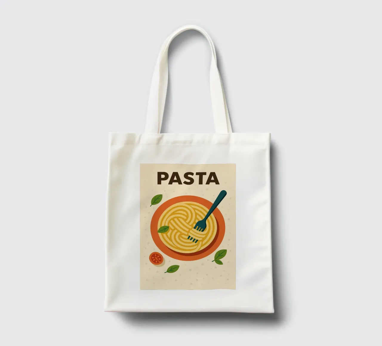 PASTA - La rivisitazione in chiave retrò dei vostri piatti preferiti borsa in juta da Boissons - Affiches & posters - Retro