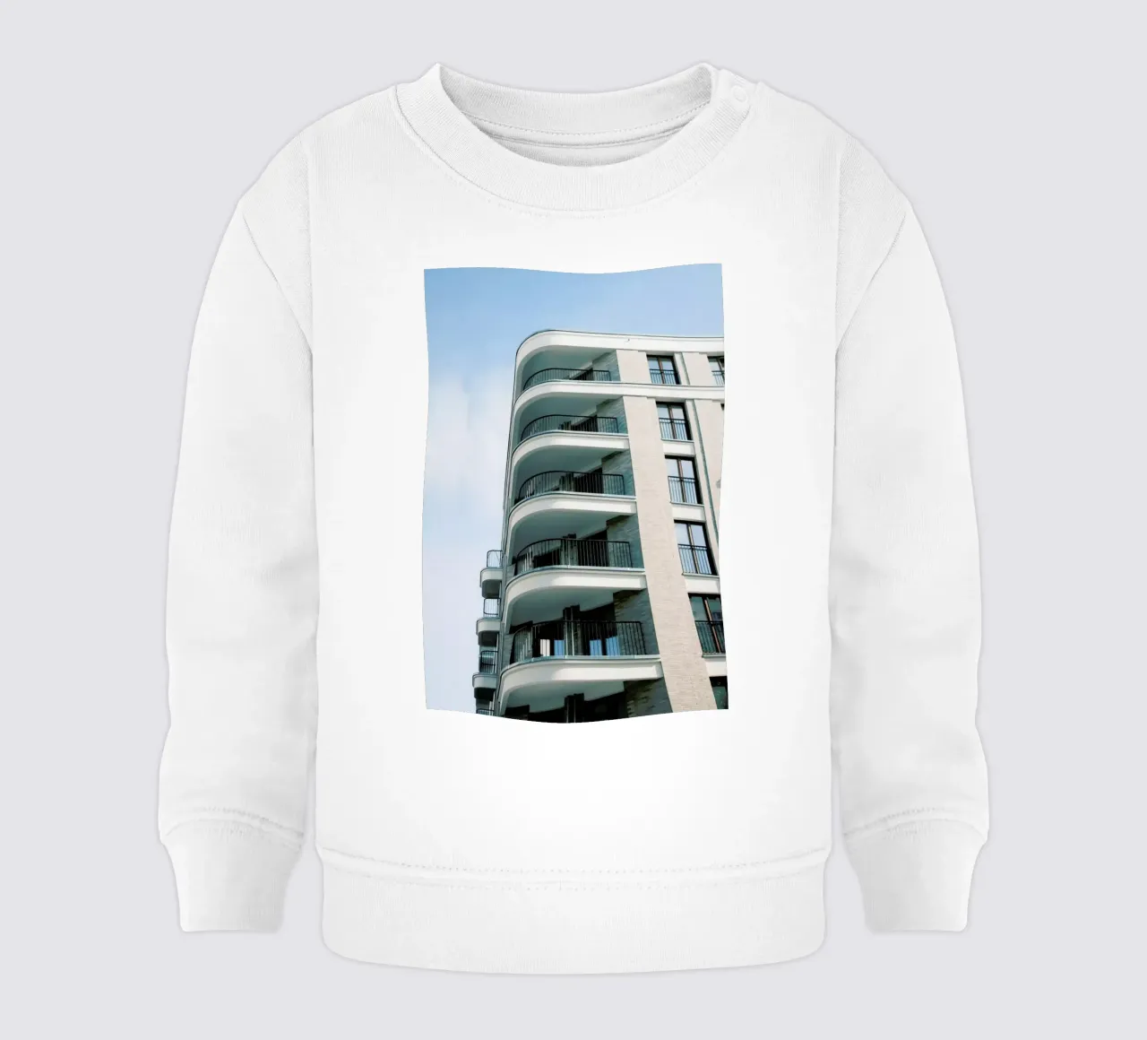 The House On The Corner felpa neonato da Sebastian Hilgetag
