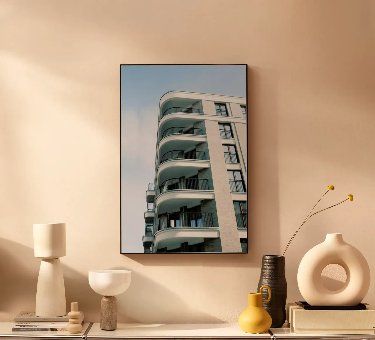 The House On The Corner alluminio dibond da Sebastian Hilgetag