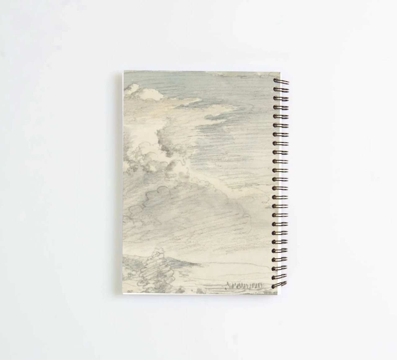 Dynamic Sky: Cloudscape Study, Atmospheric Landscape spiral notebook by ClubArt