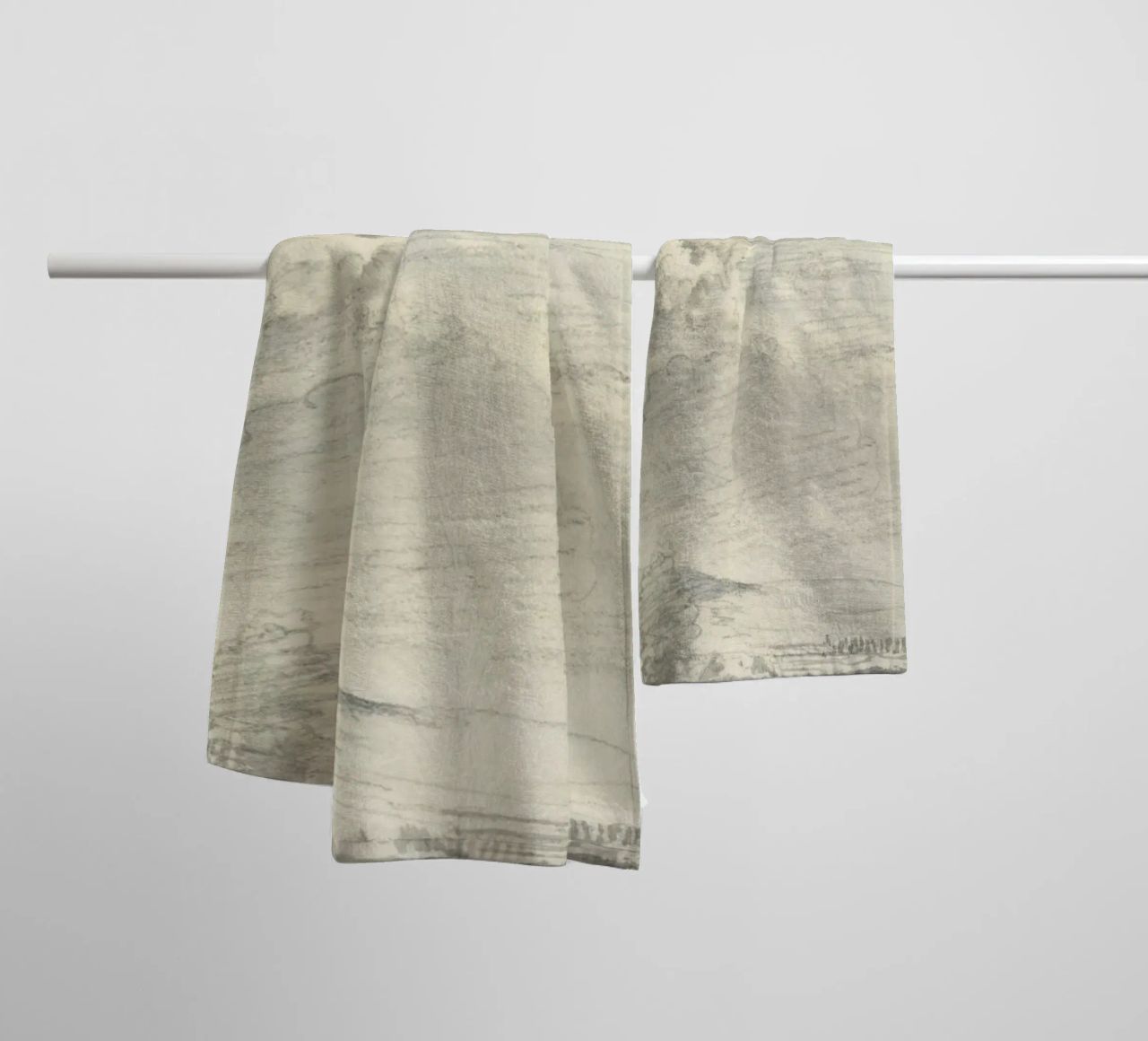 Dynamic Sky: Cloudscape Study, Atmospheric Landscape towel by ClubArt
