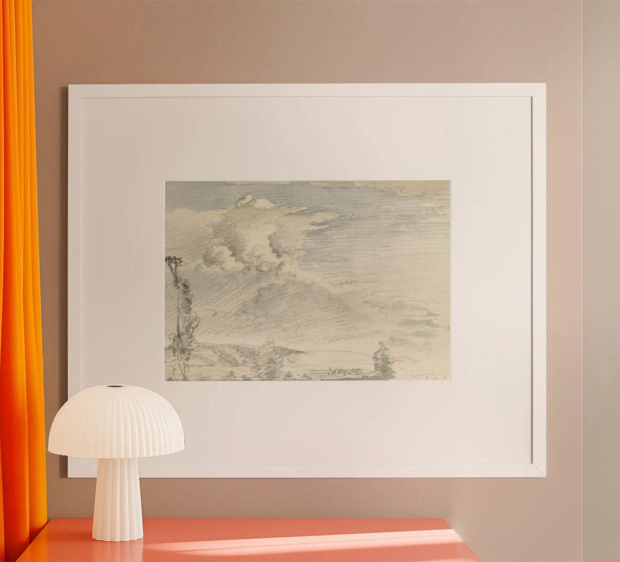 Dynamic Sky: Cloudscape Study, Atmospheric Landscape poster by ClubArt