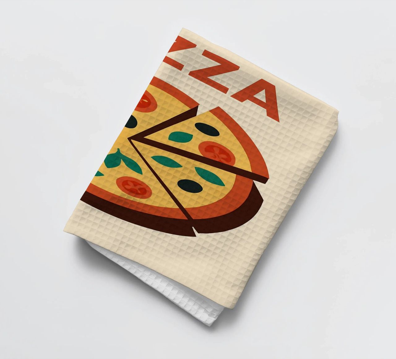 PIZZA – L’icône pop et savoureuse torchon de Boissons - Affiches & posters - Retro