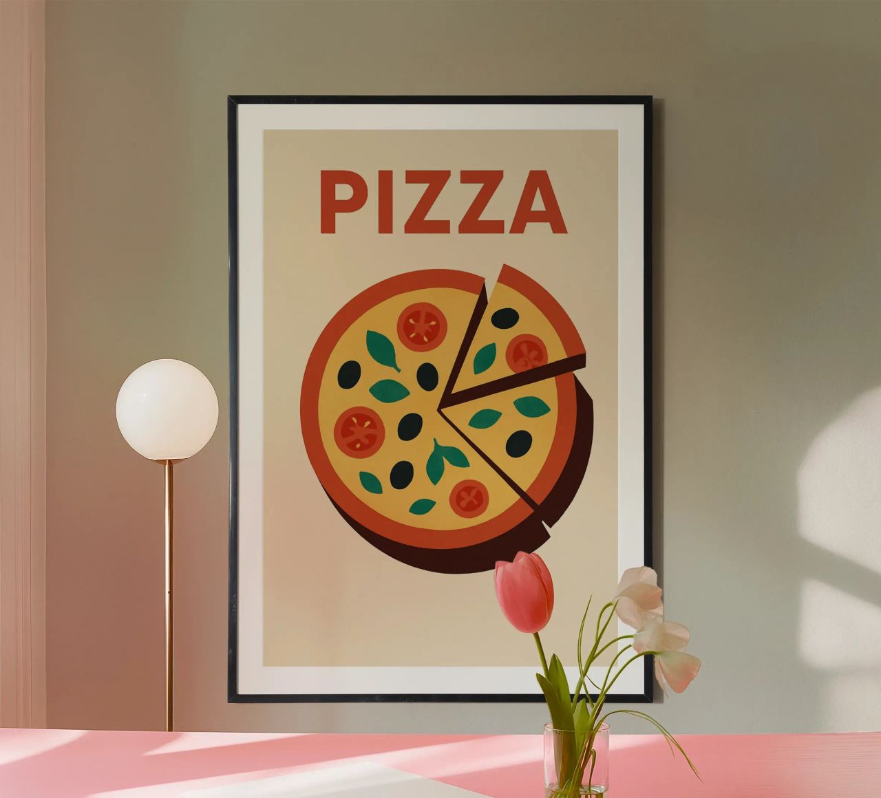 PIZZA – L’icône pop et savoureuse poster de Boissons - Affiches & posters - Retro