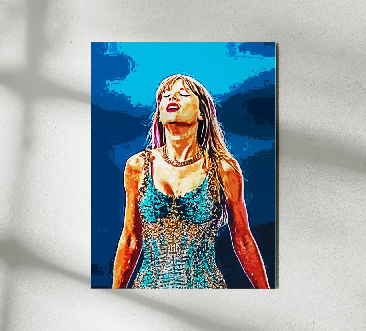 Taylor Swift 1 Arte alluminio dibond da music soul