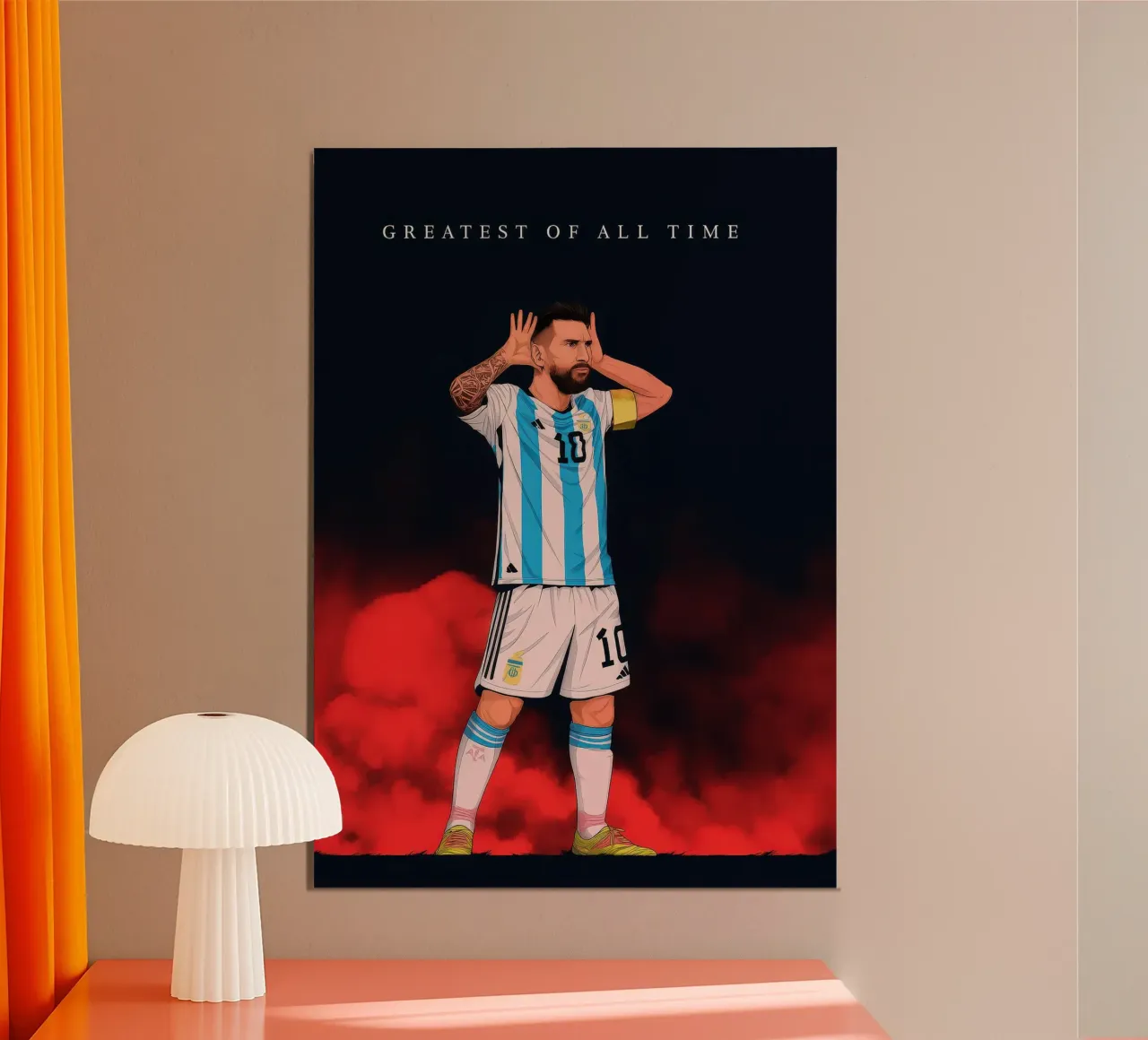 Messi The Magician alluminio dibond da NextPixel