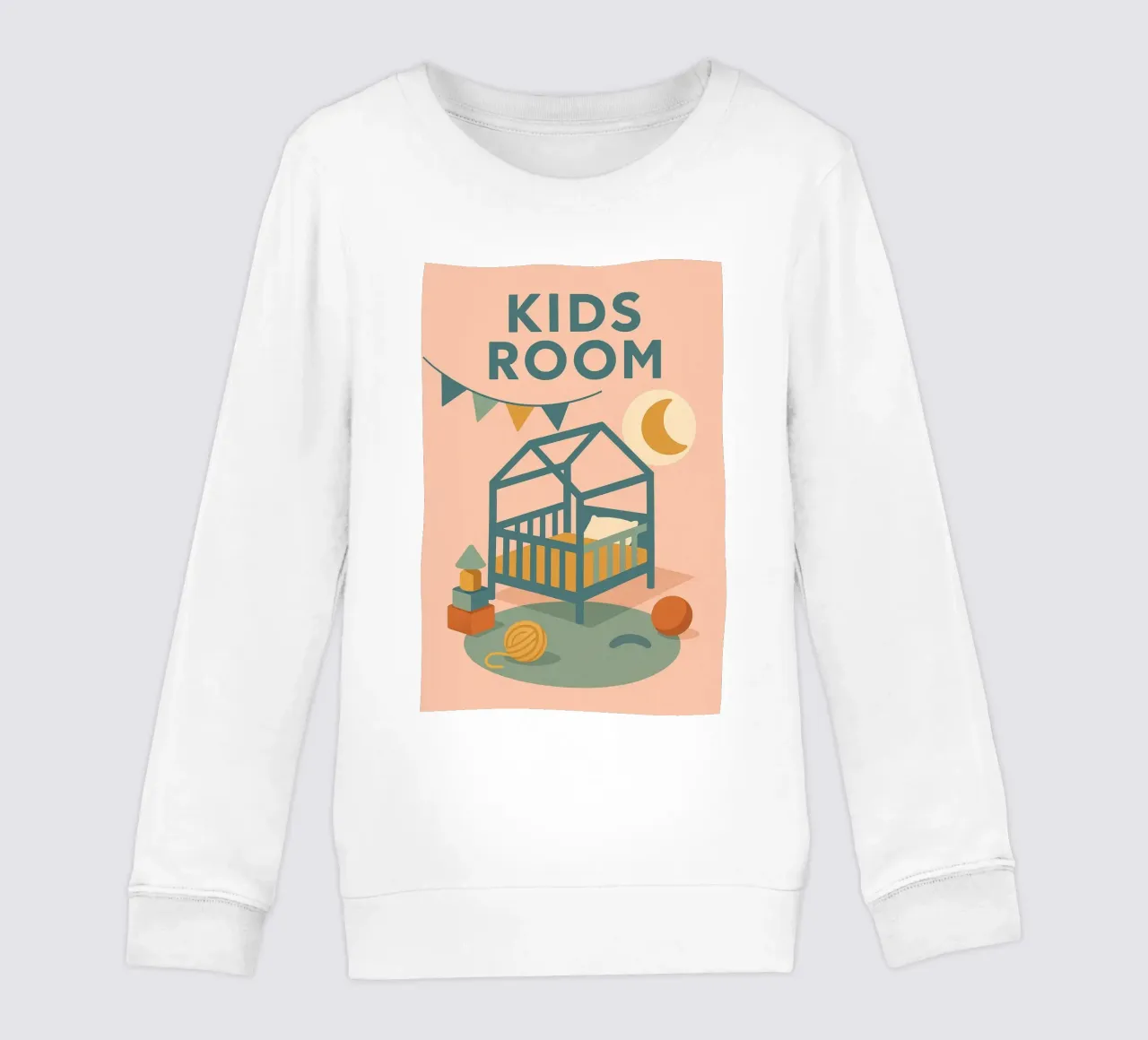 CAMERA DEI BAMBINI - Morbidezza vintage per i più piccoli felpa bambino da So Cute Land - Affiches et posters