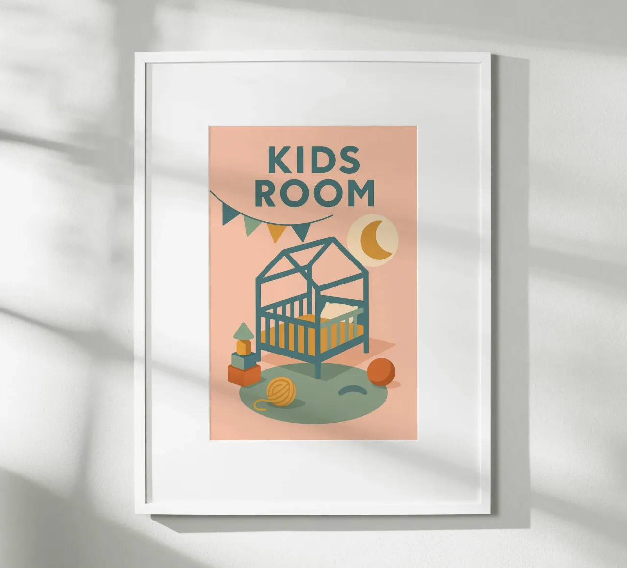 CAMERA DEI BAMBINI - Morbidezza vintage per i più piccoli poster da So Cute Land - Affiches et posters