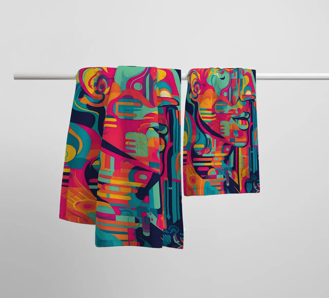 Arte da parete di Imagine asciugamano da bagno da Imagine