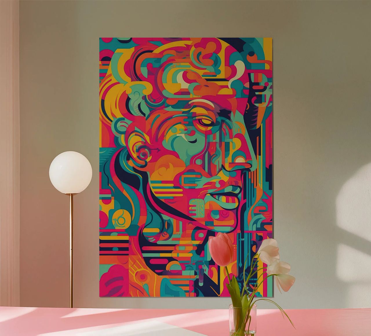 Arte mural de Imagine poster de Imagine