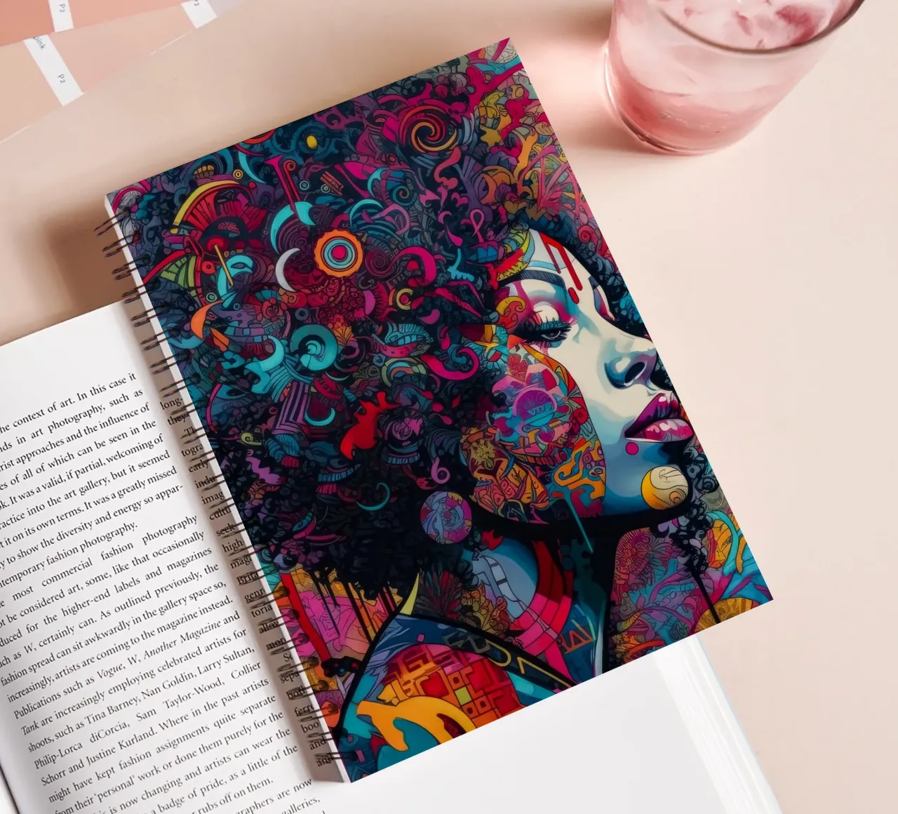 Arte da parete di Imagine diario ad anelli da Imagine