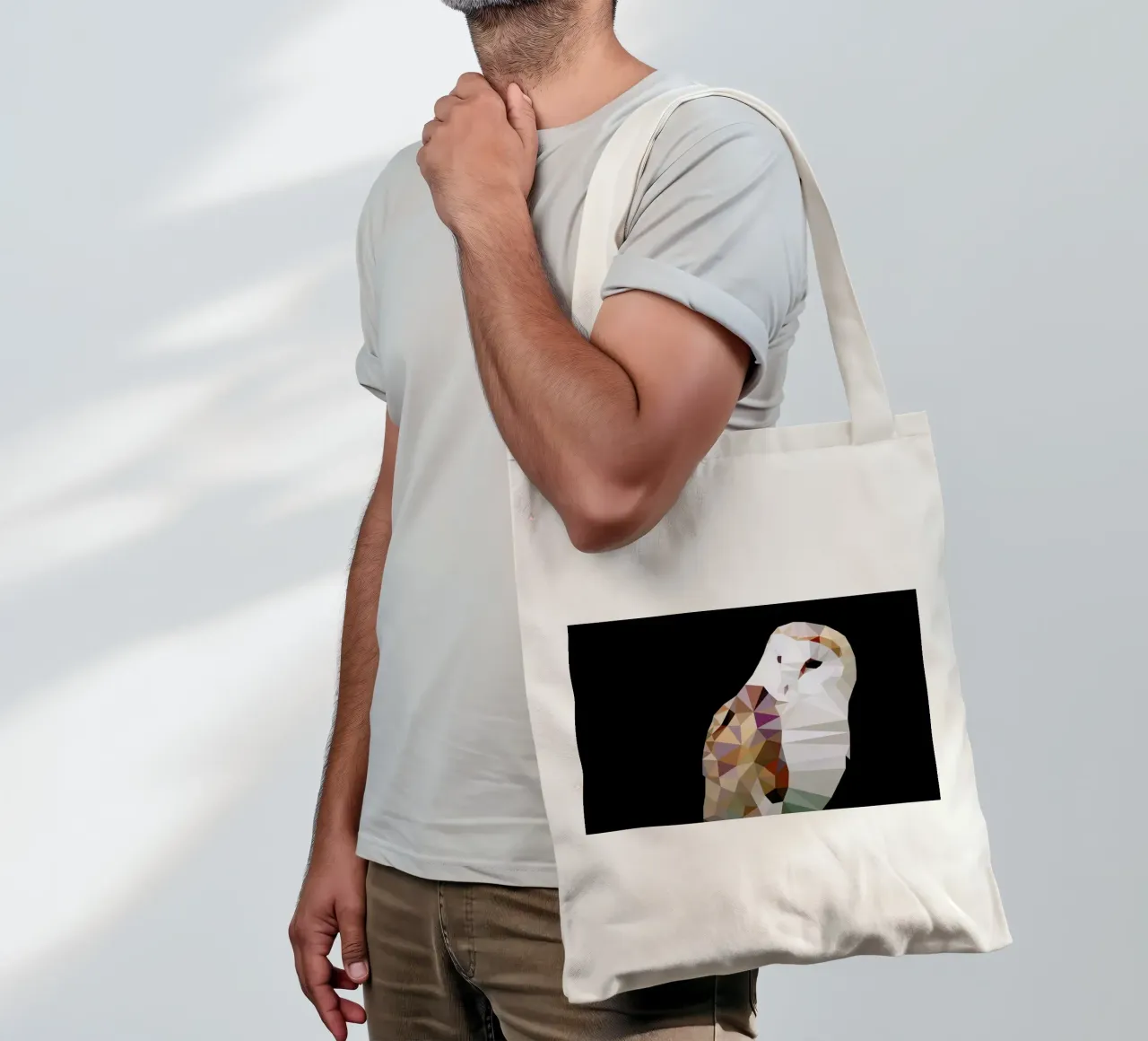 Tyto alba tote bag by Matěj Kašpar Jirásek